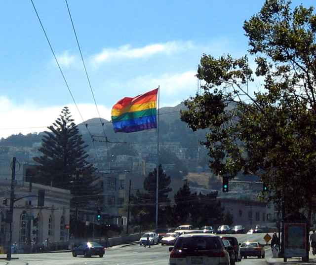 Castro District Pride Flag Photo: Matthew McPherson [CC BY-SA 2.5]