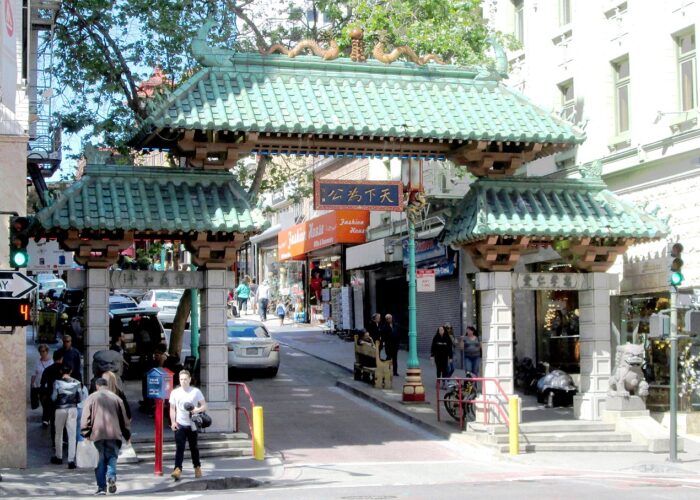 Chinatown Gateway known as the Dragon Gate