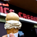 Bi-rite Salted Carmel Ice Cream Cone