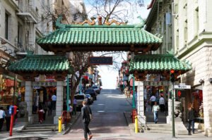 Chinatown Gateway known as the Dragon Gate