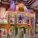 San Francisco's Largest Gingerbread House at the Fairmont Hotel