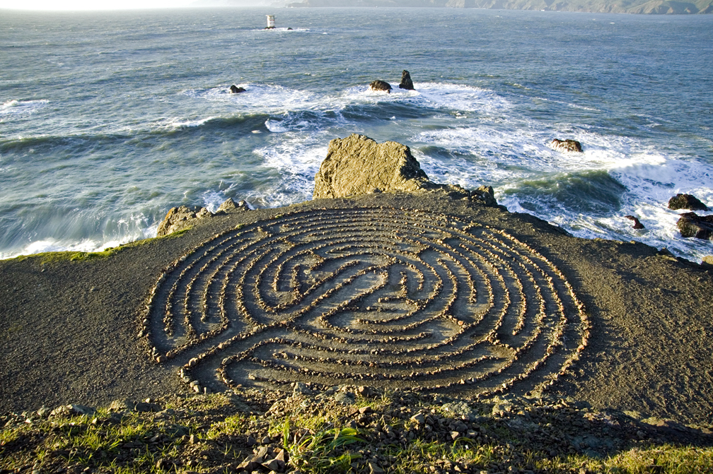 Lands End Labyrinth overlooking the Pacific Ocean in San Francisco