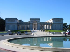 The neoclassic exterior of the Legion of Honor Museum in San Francisco's Lincoln Park
